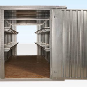 6M X 2.1M End Linked Flat Packed Container Bundle